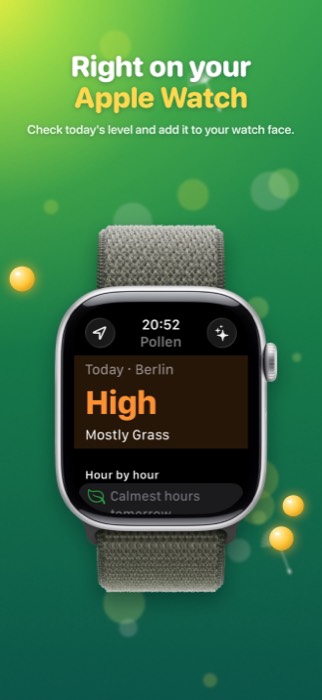 Pollen Radar: watch